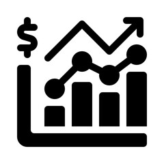 investment glyph icon