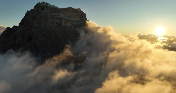 Pelmo above the clouds part four