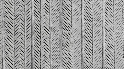 Grey textured fabric with herringbone pattern