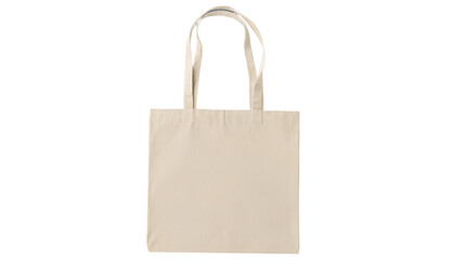 Plain Cotton Tote Bag Mockup on Neutral Surface