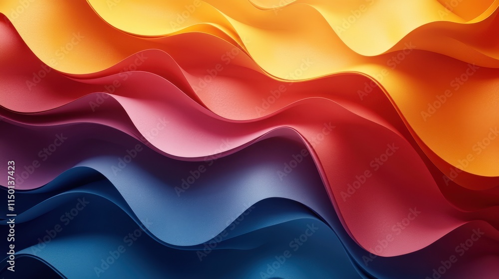 Aufkleber abstract 3d animation of composition with rotating shapes modern background motion design seamless l