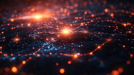 Fototapeta premium abstract 3d animation of technological surface modern high tech motion background design network concept looped vide