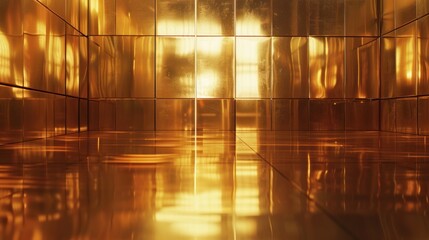 A luxurious gold texture, showcasing a rich and reflective surface perfect for a background,