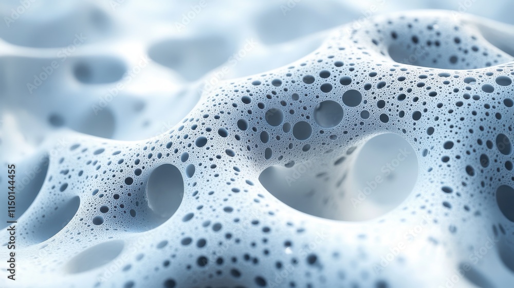 Aufkleber abstract 3d rendering of chaotic surfac
