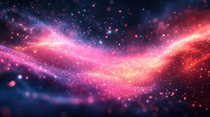 Obraz premium abstract 3d rendering of flying particle