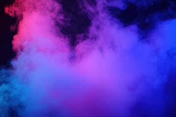 Colorful Stage Lighting with Smoke Effects