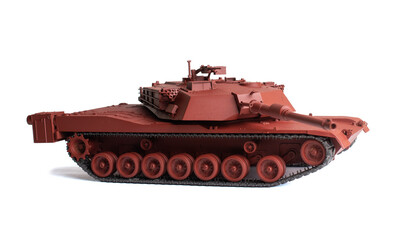 Scale model of old vehicle