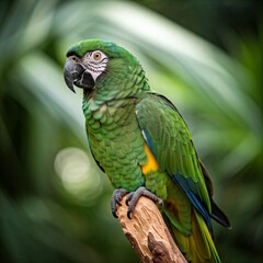 Obraz premium green and yellow macaw