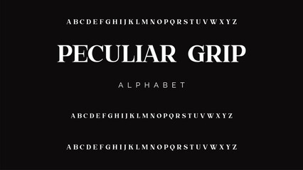 Elegant alphabet letters logo font and number. Luxury Classic Modern Serif Lettering Minimal Fashion. Typography decoration fonts for branding, wedding, logos. vector illustration