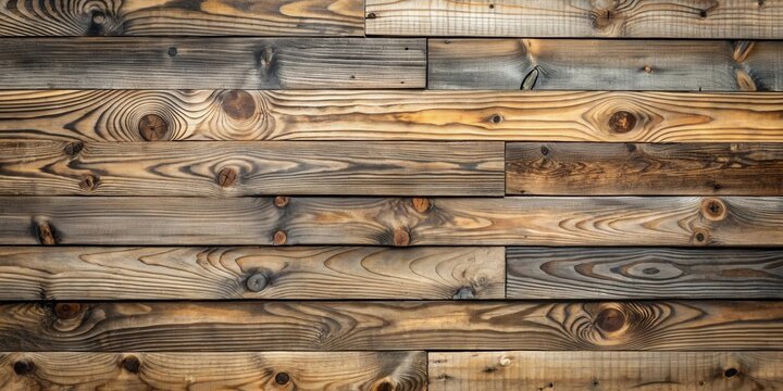 Rustic Weathered Wood Planks Background Texture for Design Projects