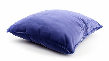 Velvety Periwinkle Pillow Reminiscent of Spring on white background.PNG