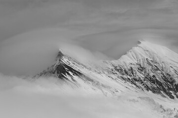 Crête Alpes depuis les Saisies