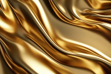 Elegant Gold Metal Surface with Smooth Texture