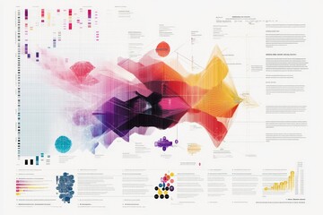 Vibrant Data Visualization Chart for Exploration