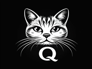 cat, alphabet, feline, letters, typography, design, artistic, creative, cute, playful, whimsical, stylized, paw, tail, ears, whiskers, kitty, illustration, decorative, unique, charming, expressive, me