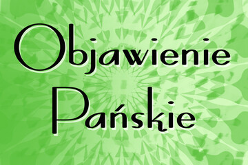 Fototapeta premium Objawienie Pańskie