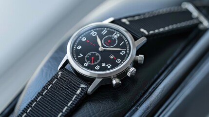 A budget-friendly affordable wristwatch, with a durable strap and simple design,