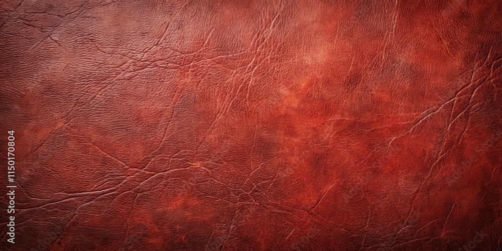 Aufkleber deep red textured leather background for design projects