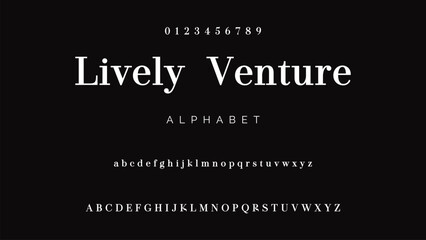 Luxury serif font in modern style. Elegant wedding alphabet letters font and number. Typography Luxury classic lettering serif fonts decorative vintage retro logo