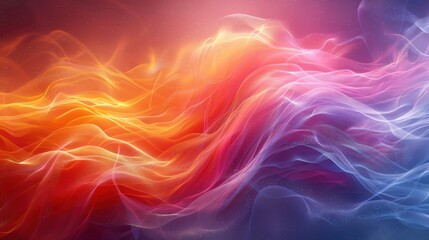 Abstract Fire and Ice: A mesmerizing blend of fiery oranges and cool blues creates a dynamic, abstract artwork. Perfect for designs needing a touch of vibrant energy and contrasting elements.