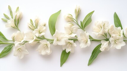 Fototapeta premium beautiful stock flower hoary stock clipart isolated on a white background stock flower