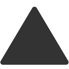 black silhouette triangle shape