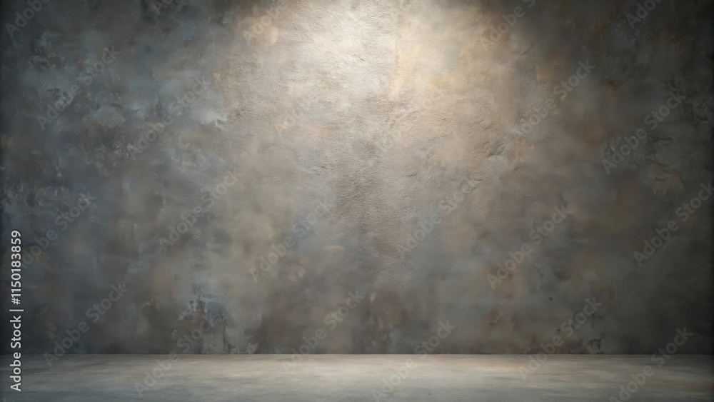 Poster studio backdrop textured concrete wall with subtle lighting