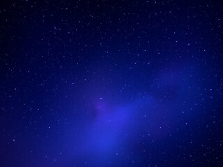 Obraz premium Deep Blue Night Sky with Subtle Stardust wallpaper background