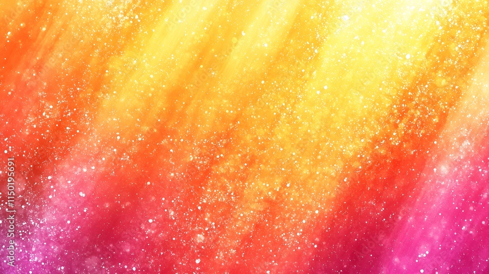 Aufkleber abstract warm color gradient background with sparkles