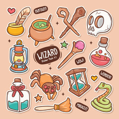 Hand-Drawn Wizard Illustrations Full of Enchantment