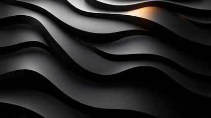 Fototapeta premium abstract background illustration of abstract black lines background design for banner poster flyer dark curved lines in circle backgroun