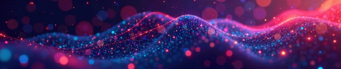 Background of digital interface with smooth scrolling, design, info display