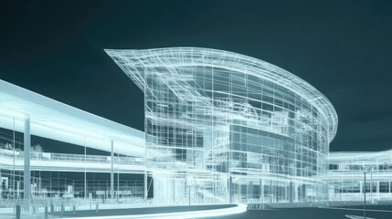 Innovative building design with virtual overlays