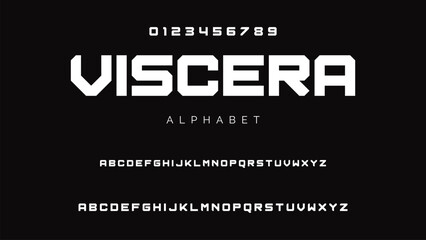 Minimal modern alphabet fonts. Typography minimalist urban digital fashion future creative logo font.