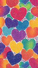 pattern, seamless, heart, texture, wallpaper, love, design, vector, valentine, pink, art, decoration, illustration, fabric, ornament, backdrop, vintage, color, retro, textile, holiday, geometric, card