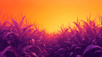 sunset, grass, nature, sun, sky, landscape, plant, silhouette, field, sunrise, summer, evening, illustration, red, meadow, orange, vector, floral, green, flower, spring, wheat, autumn, yellow, abstrac