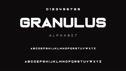 Minimal modern alphabet fonts. Typography minimalist urban digital fashion future creative logo font.