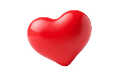 Fototapeta premium Red Heart, Love Symbol Cut Out PNG.