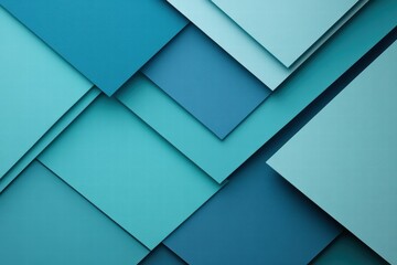 Abstract Blue Geometric Background