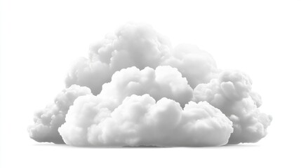 white cloud on white background, png