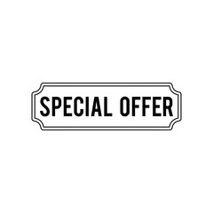 Special Offer icon symbol design illustration.