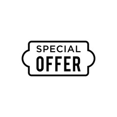 Obraz premium Special Offer icon symbol design illustration.