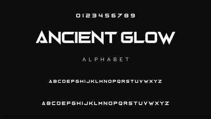 Minimal modern logo alphabet fonts. Typography minimalist urban sana serif digital fashion future creative logos fonts. vector illustration