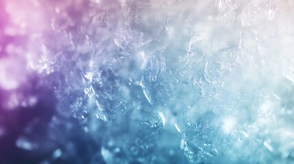 Obraz premium A frosted glass background with sleek, cool color blurs. The glass appears as if it were part of a high-tech, modern interface, with shades of icy blue, neon purple, 