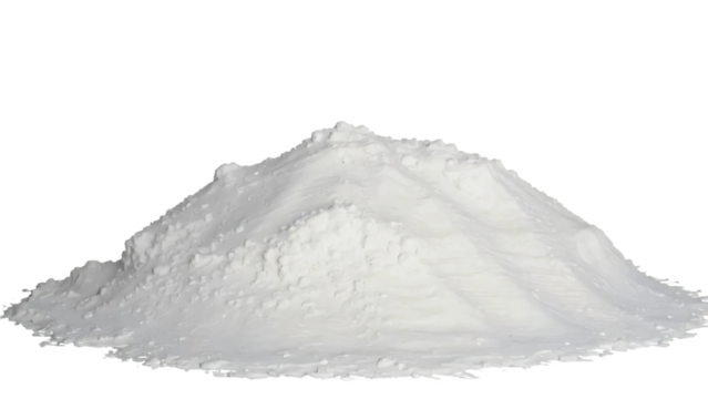 Pile of white snow isolated on transparent background - Powered by Adobe
