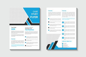 Corporate Business Case Study Flyer Design Template