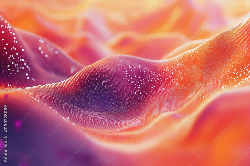 Poster futuristic big data stream. motion of digital data flow. data transmission channel 3d illustration. 