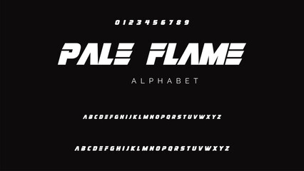 Creative geometric modern urban alphabet font. Digital abstract futuristic, fashion, sport, minimal technology typography.