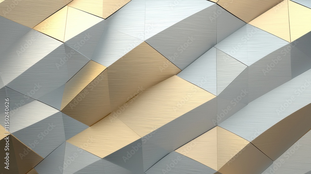 Poster unique geometric patterns in modern architecture showcasing design.