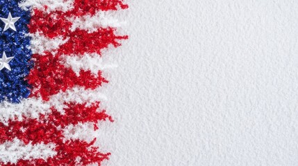 Patriotic New Year Burst Pattern - Celebrate the New Year with a burst of patriotic spirit. This image symbolizes freedom, unity, hope, and new beginnings.  Perfect for cards or social media.